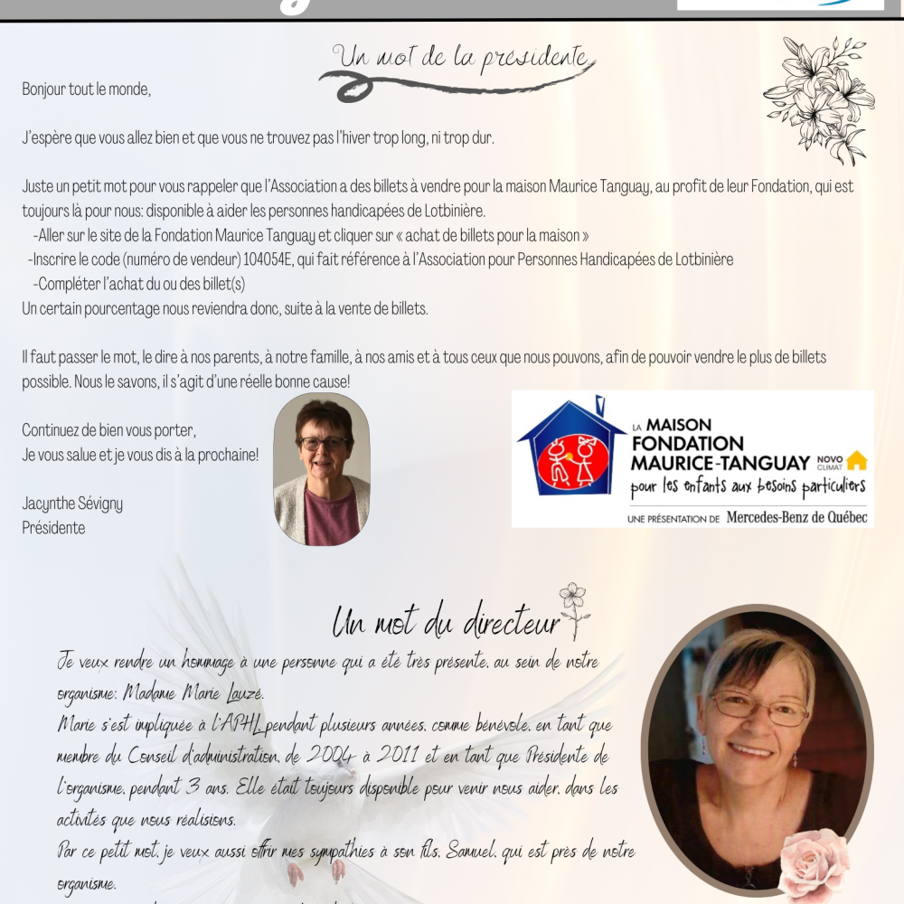 VOTRE JOURNAL, HIVER 2023